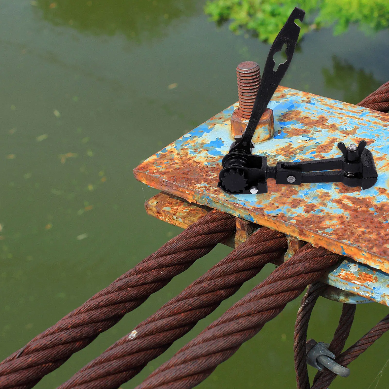 Wire Rope Tightener Heavy Duty Carbon Steel Cable Puller For Engineering Bundling Horizontal Moving Tools Parts Rope