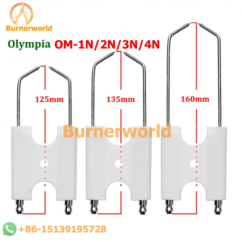 Olympia OM-1N OM-2N OM-3N ignition electrode Olympia burner Ceramic Electrode Ignition electrode Burner Spark Plug