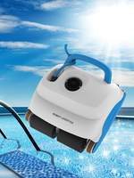 Robot Vacuum Cleaner for Swimming Pool Cleaning Background and Wall 70um Filter Density 15m Folating Cable for All Pools