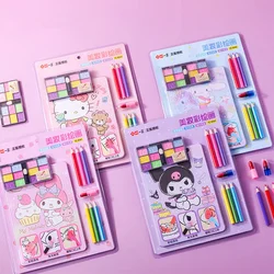 1pcs Sanrio Painting Book School Student Creative Coloring Cartoon Cute Drawing Educational Stationery Supplies Antistress