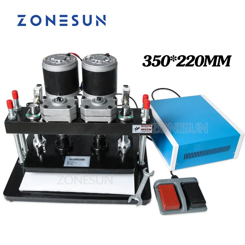 

ZONESUN 35x22cm Electrical Leather Die Cutting Machine Photo Paper Pvc/Eva Sheet Mold Cutter Die Cutting Tool For Clicker Die