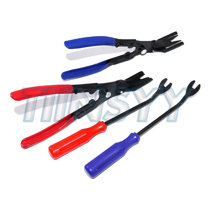 Car Clip Removal Pliers Tools Auto Body Panel Door Fastener Push Pin Trim Removal Tool Kit Automotive Pry Tool Repair Set