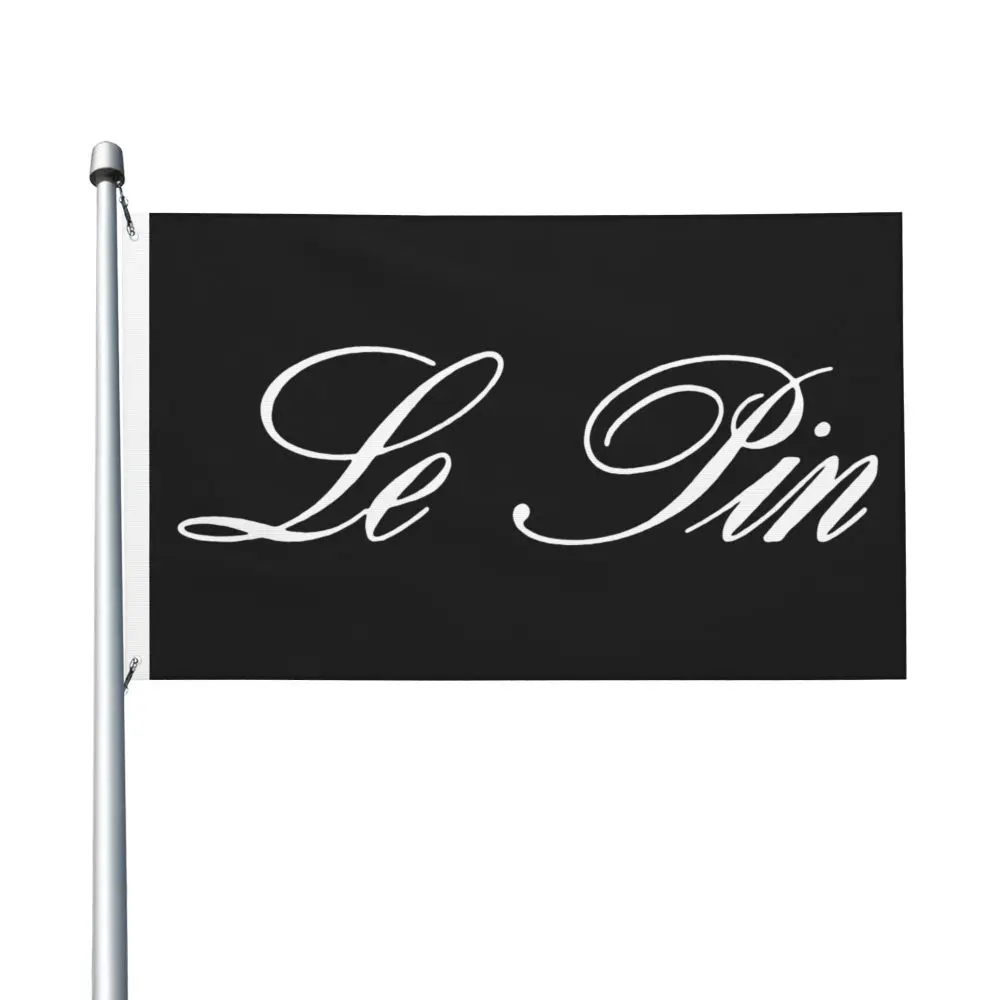 НОВЫЙ двусторонний баннер Le Pin, флаг Бризе, садовый флаг, декоративный флаг, баннер для вечеринки, 3x5 футов (90x150 см)