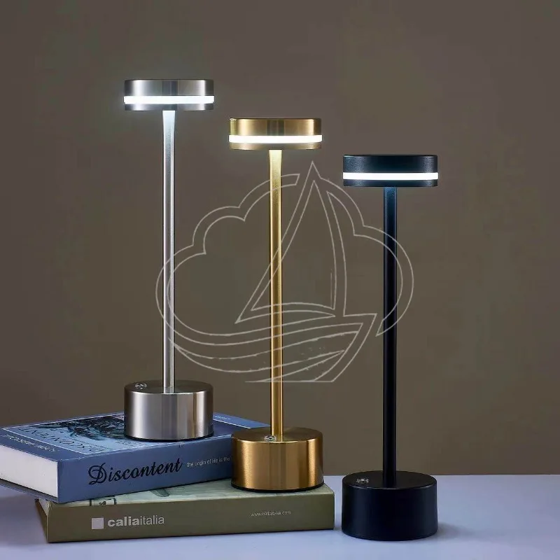 Modern Minimalist USB Rechargeable Table Lamp Light Luxury Decor for Living Room Bedroom Study