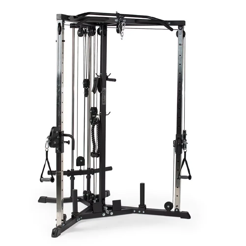Comprehensive Trainer, High Pull-Down/Rowing/Pull-Up/Cable Crossover Multifunctional Equipment