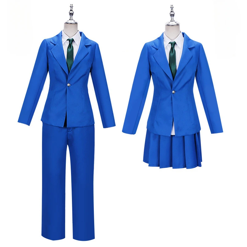 Shinichi Mouri Ran Xiaolan Cos Suit Halloween Cosplay Costume Detective Conan Cos Suit Kudo