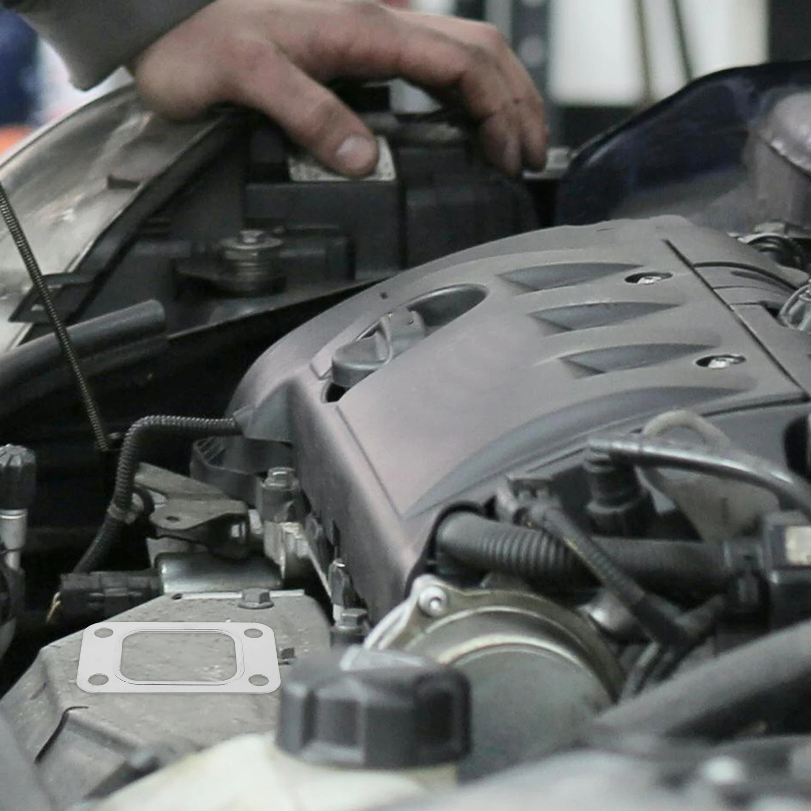 

Turbine Exhaust Gasket Throttle Body Mounting Stainless Steel Turbocharger Compatible T28 GT28 Precise Design Easy