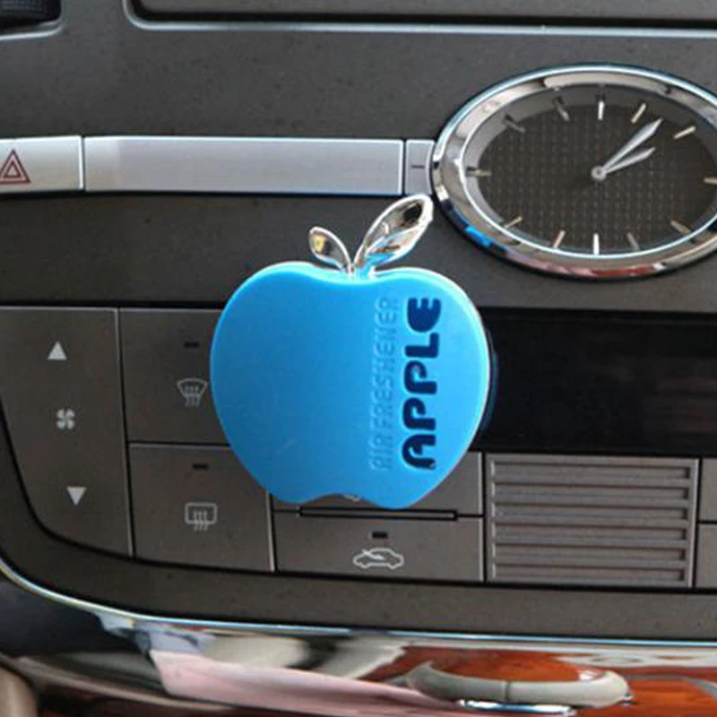 1PCS An Circle-shaped Car Air Freshener With Floral Fragrance - Featuring A Decorative Ventilation Clip Design