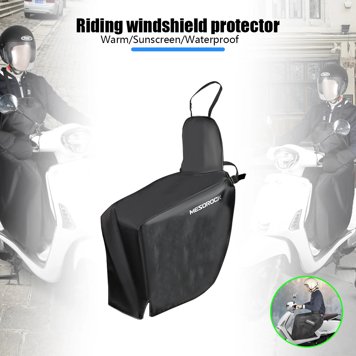 Autumn Winter Motorcycle Scooter Warm Apron Leg Cover For Outdoor Cycling  Waterproof Cold-Resistant Chest Leg Cover