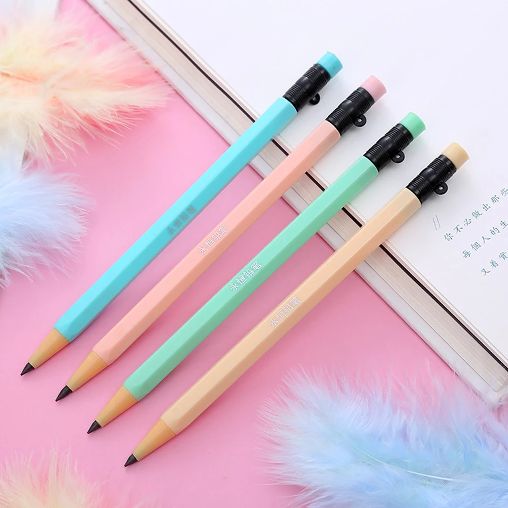 5Pcs Color Eternal Pencil Lead Core Wear Resistant Not Easy To Break Pencils Portable Replaceable Pen Stationery Supplies