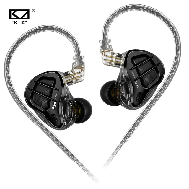 KZ ZAR Hybrid Driver In ear Monitor 1DD 7BA Earphone HiFi 2Pin Wired Headphone Music DJ Headset Sport Game Earbud ZAX ZAD AST AliExpress