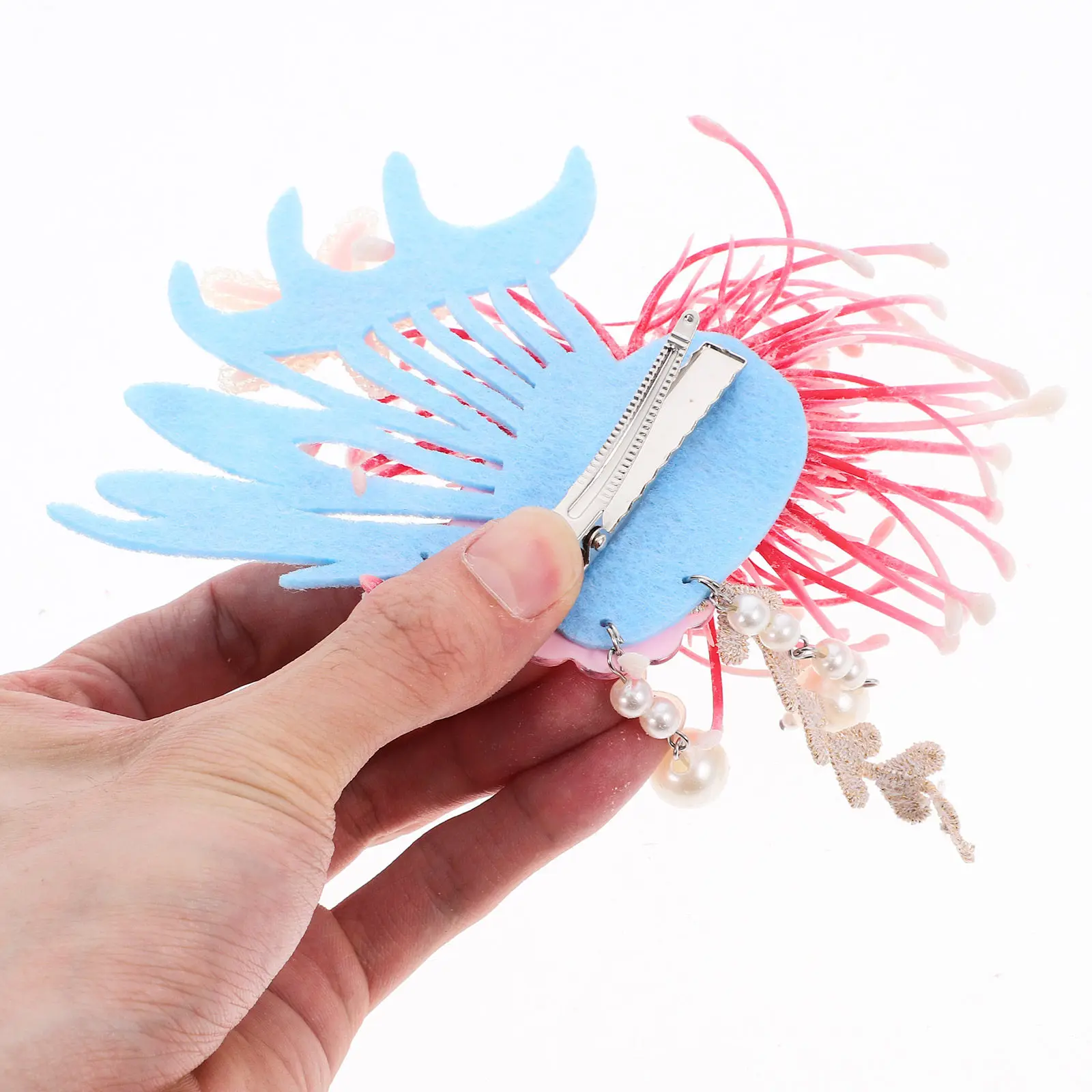 

Cute Seashell Hair Clips Set for Girls Light Weight Safe Material Decorative Hair Accessories for Birthday Party Prom Banquet