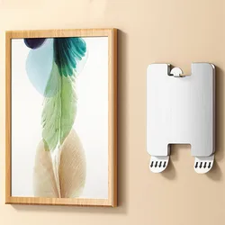 4/1pcs Stainless Steel Photo Frame Hooks Hanging Picture Strong Adhesive Waterproof Hook Traceless Punch-free Living Room Racks