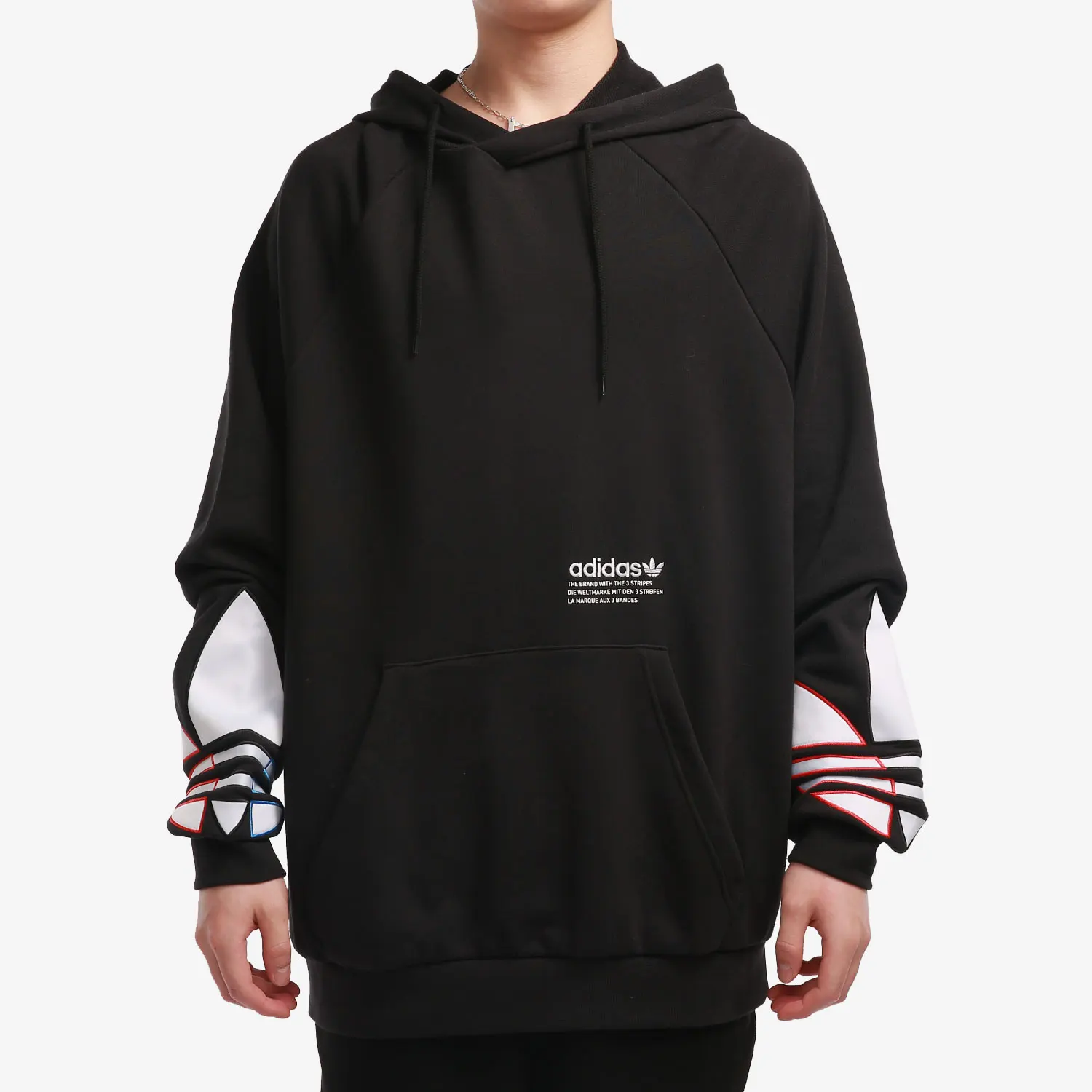 Adidas Authentic Trefoil Big LOGO Sweatshirt Men's Winter Top Gears GN3570