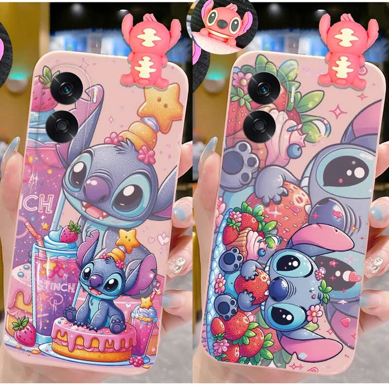 Stitch Doll Phone Case For Samsung Galaxy S23 S22 Ultra S21 S20 Plus S10 FE A53 A32 A52 A33 Note 20 Ultra 10 Lite Soft Cover