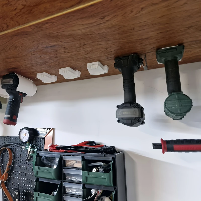 Ceiling-Mounted Tool Rack Ceiling Tool Holder For Parkside X20V Tools Essential Multi-Purpose Storage Rack For DIY Enthusiasts