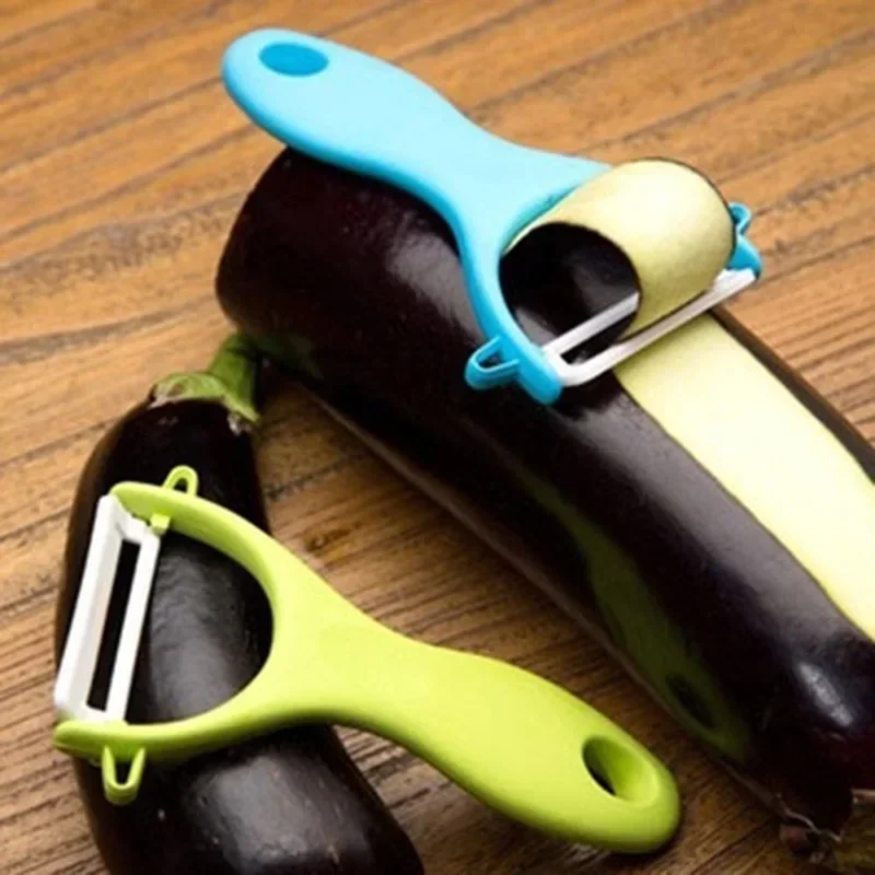 2026 New Portable Ceramic Peeler Multifunctional Fruit Vegetable Potato Peeler Household Kitchen Cooking Tool Random Color