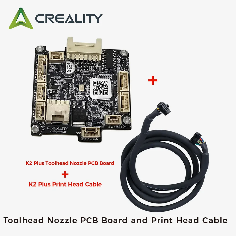 Creality K2 Plus cabezal de herramienta de repuesto Original PCB boquilla de cabezal de herramientas placa PCB y Cable de cabezal de impresión Creality K2 Plus