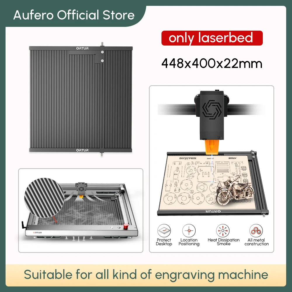 

Ortur Aufero Honeycomb Laserbed Laser Bed Table Engraver WoodWorking Steel Panel Board Platform CO2 Diode Machine Clean Cutting