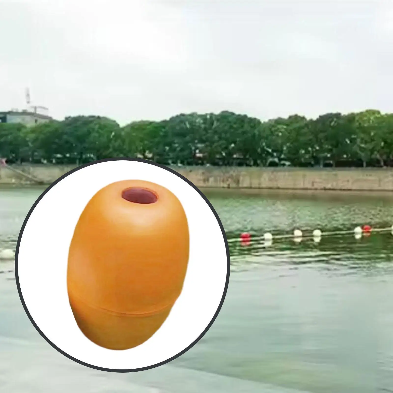 

Поплавок с якорем для каноэ и каяка, поплавок для глубокой воды, оливковый маркер для рыбалки, буй для морской док-станции, водные занятия, бассейн