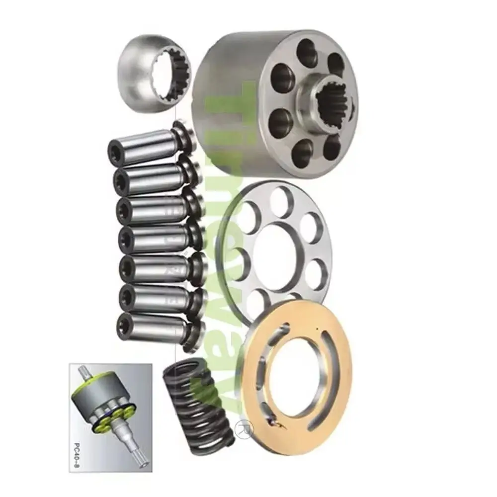

Axial Piston Pump Repair Kits Hydraulic Pump Rotary Group Kits for PC40-8 Komastu Excavator Main Pump Spare Parts Pump Parts