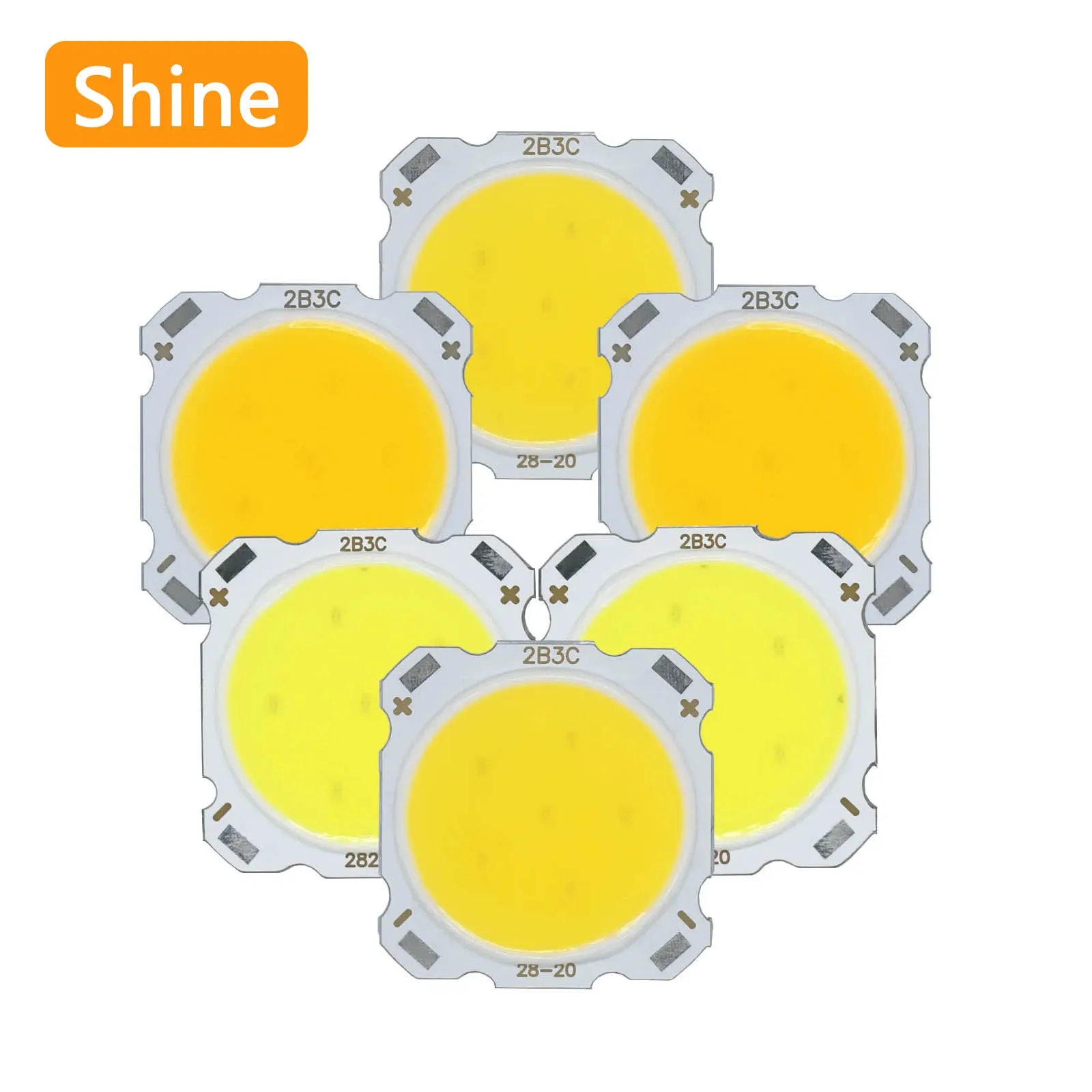 20pcs a lot 3W/5W/7W/10W High Power LED COB Light Beads 2422 Ra≥70 LED lamp Bead LED Bulb Chip Spot Light Downlight Diode Lamp