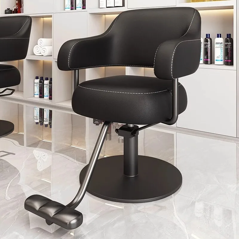 

Facial Make Up Luxury Barber Chairs Reclining Nordic Swivel Barber Chairs Shampoo Tattoo Cadeira Ergonomica Hair Salon Furniture