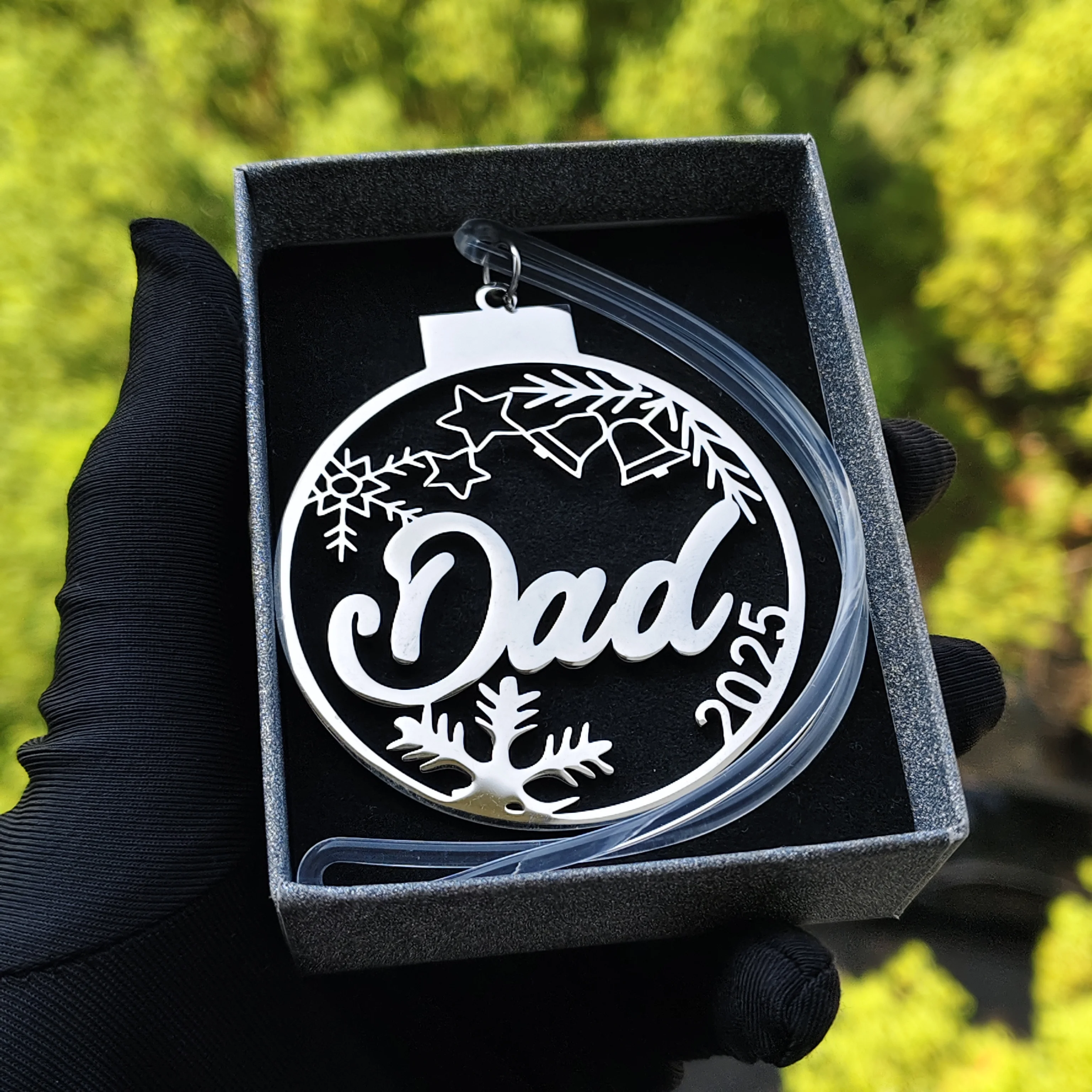 DHQH Groothandel Aangepaste 60mm Naam/Letter Hanger Gepersonaliseerde Letter/Logo Hanger Kerstcadeau Fabrikant Directe Verkoop