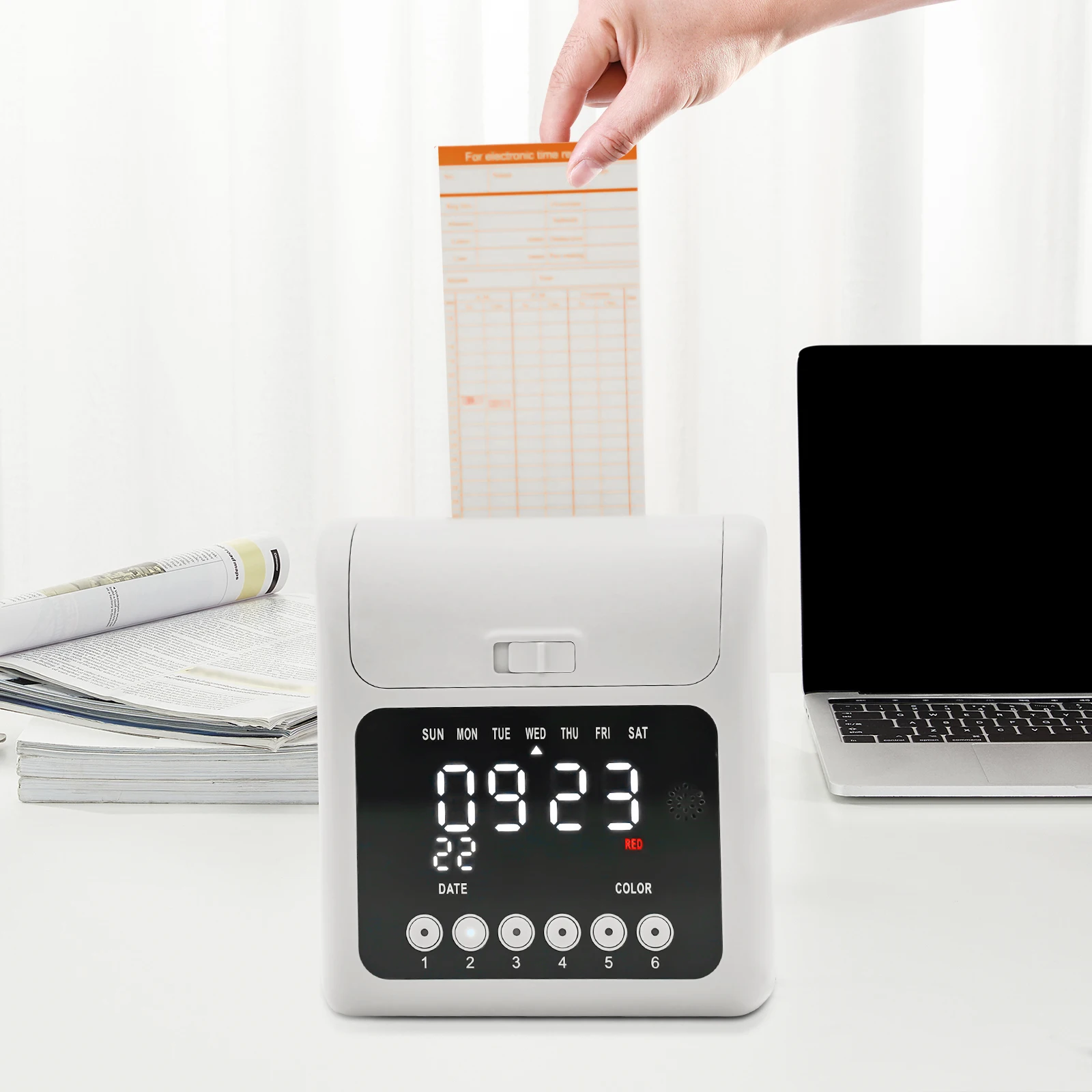 직원 시간 시계 계산, 시간 시계 번들 암호 잠금 해제, 키 없이 50 장, 기업