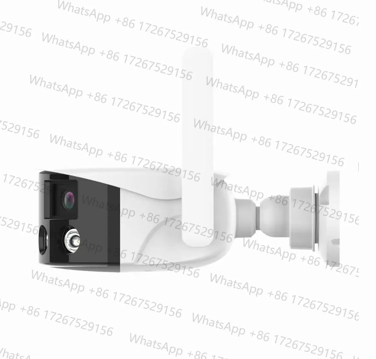 4MP iCsee APP 180 Degree Wide Angle Dual Lens IP Camera Full Color Night Vision AI Humanoid Detection Home Security CCTV Monitor