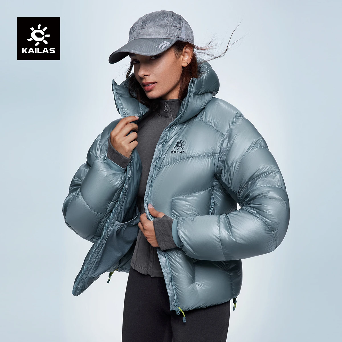KAILAS 2026 5000GT Unisex Daunenjacke 1000FP Wasserabweisende Gänsedaune Mit RECCO Bequeme Aufbewahrung und Leichtgewicht KG2613115