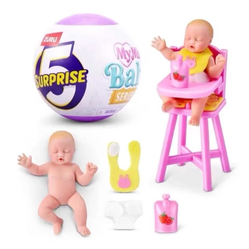 دمية المفاجآت الجديدة ZURU Surprise Series 2 My Mini Baby هدية العيد للأطفال #3