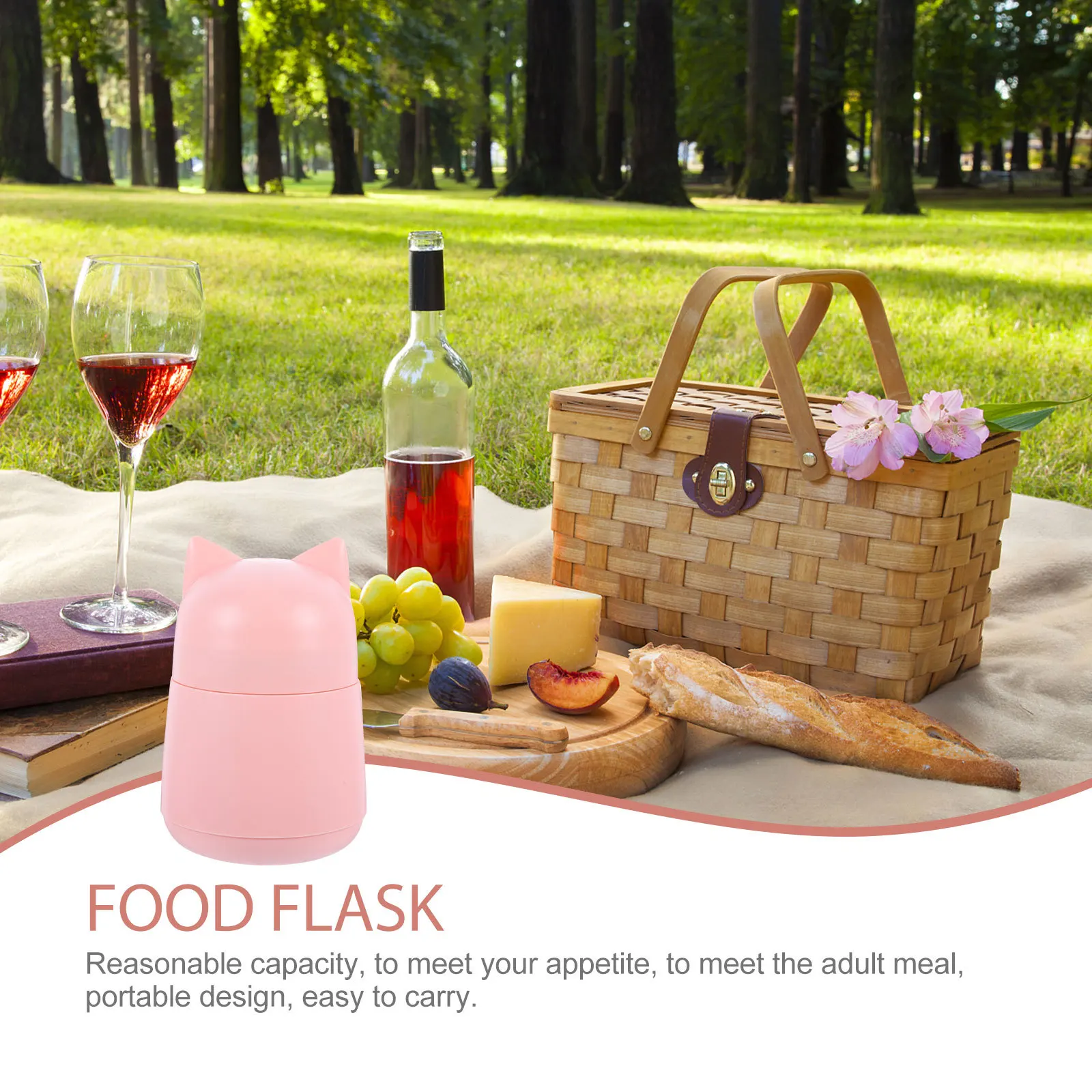 Портативная банка для горячей еды, герметичная термосуповая чашка, изолированная чашка для завтрака с ложкой, офисная дорожная фляжка для еды, контейнер Портативная банка для горячей еды, герметичная термосуповая чашка, изолированная чашка для завтрака с ложкой, офисная дорожная фляжка для еды, контейнер