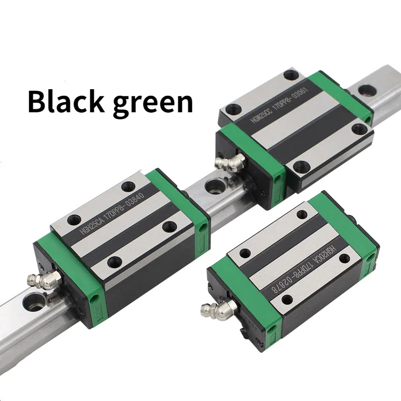 Imagem -06 - Rolamento de Bloco Linear para Trilhos Cnc Preto Verde Vermelho Hgh15ca Hgw15cc Hgh20ca Hgw20cc Pcs