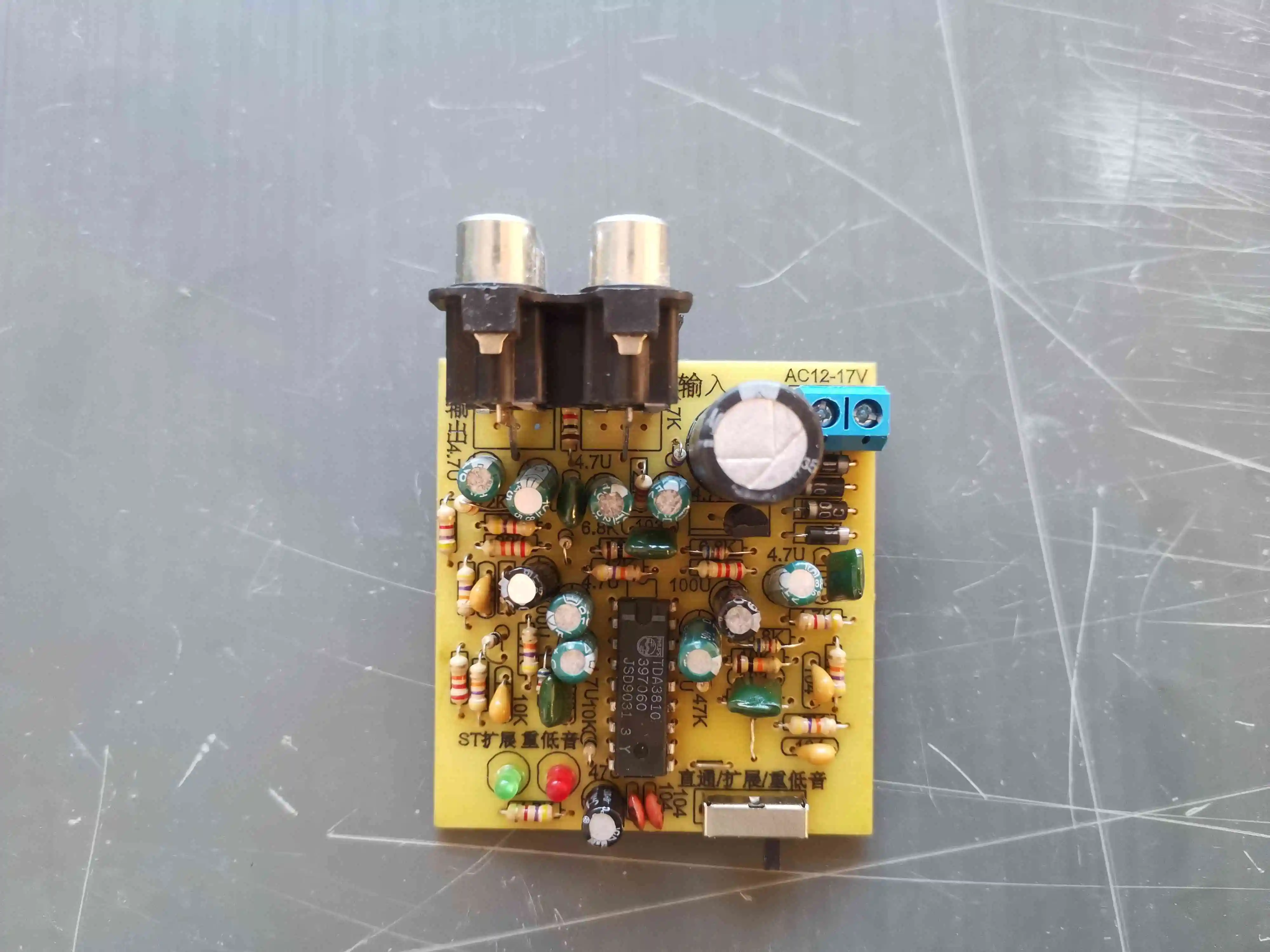 لوحة ضبط تأثير الصوت ، رقاقة ، Tda3810 ، Tda3810