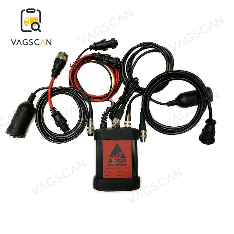 For AGCO CANUSB EDT Interface Electronic Diagnostic Tool Heavy Duty Agricultural Diagnosis Scanner