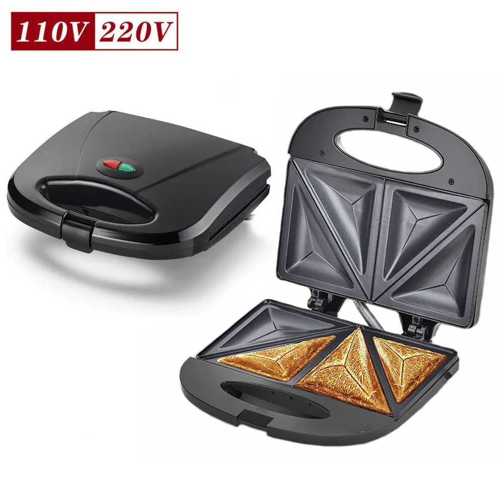 

Sandwich Breakfast Machine Household Triangle Strip Bread Maker Automatic Waffle Machine Mini Breakfast Sandwich Bread Maker