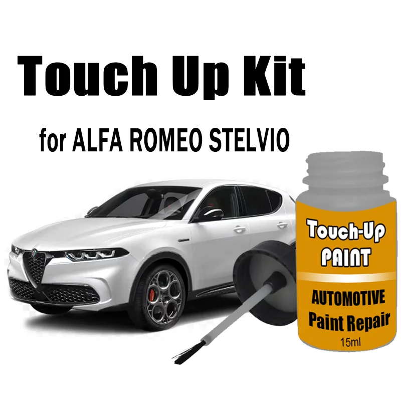 

Car Touch-Up Paint Kit (with brush) for ALFA ROMEO STELVIO Paint Scratch Remover Car Paint Care Accessories