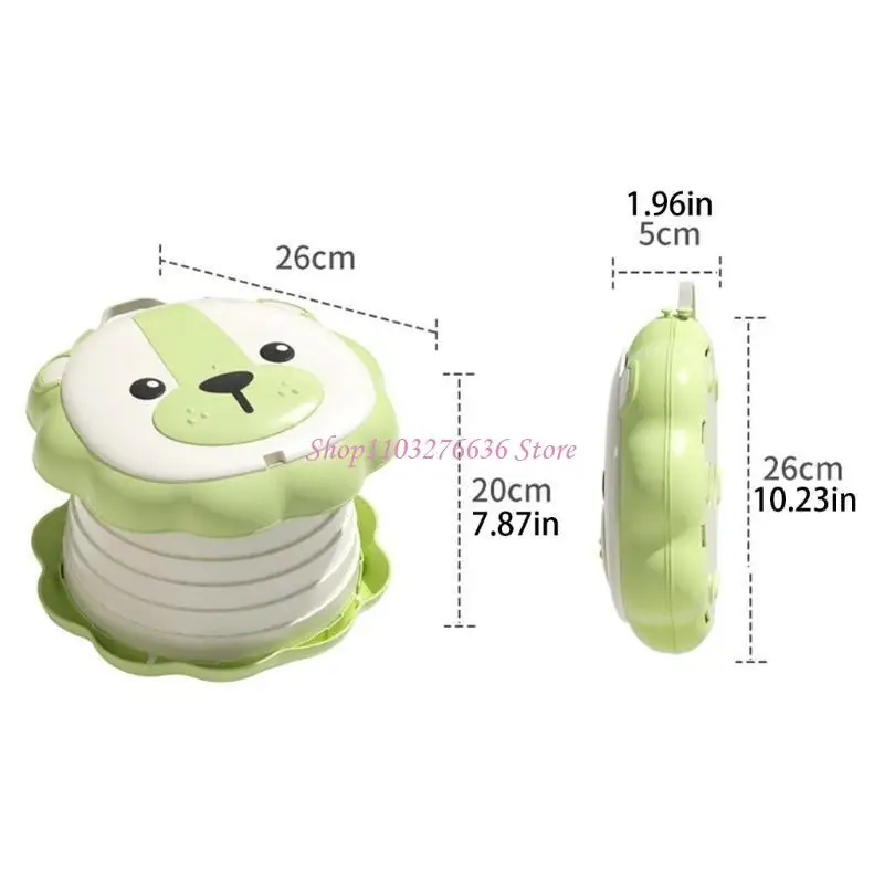 R6FD Vaso sanitário dobrável para crianças, penico para bebês, cadeira penica interna e externa para trailer