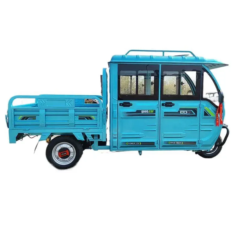 Agricultural goods stall household load climbing king high-power three-wheeled electric vehicle