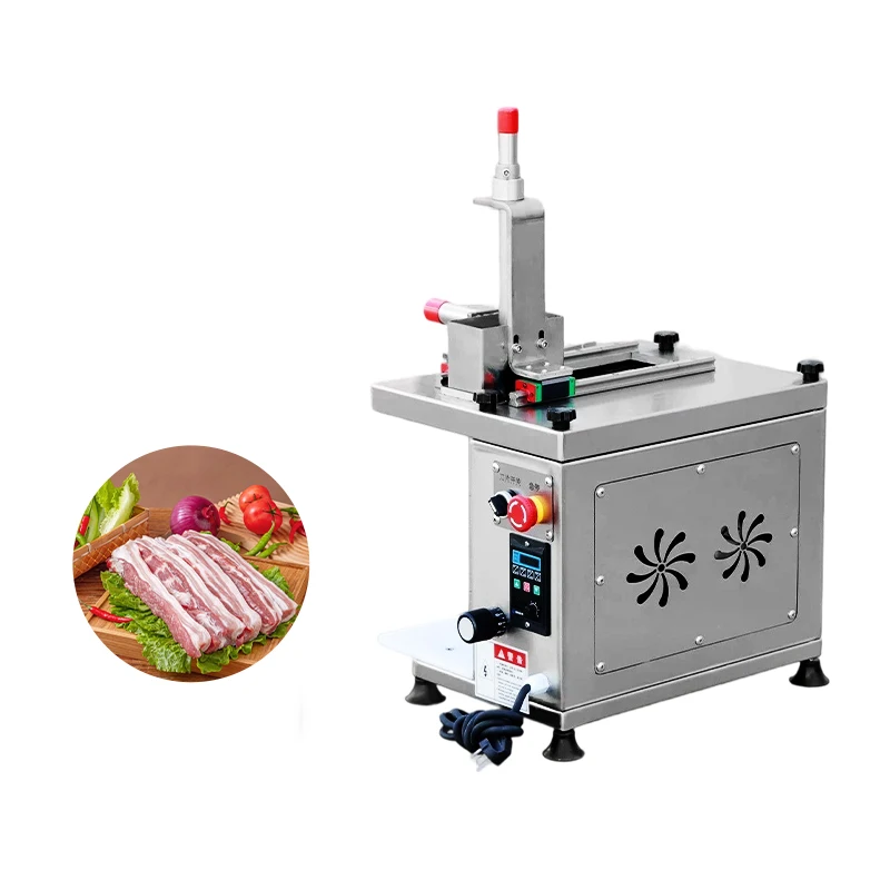 Desktop Stainless Steel Automatic Meat Slicer Meat Cutter Food Slicer For Beef Pork Mutton