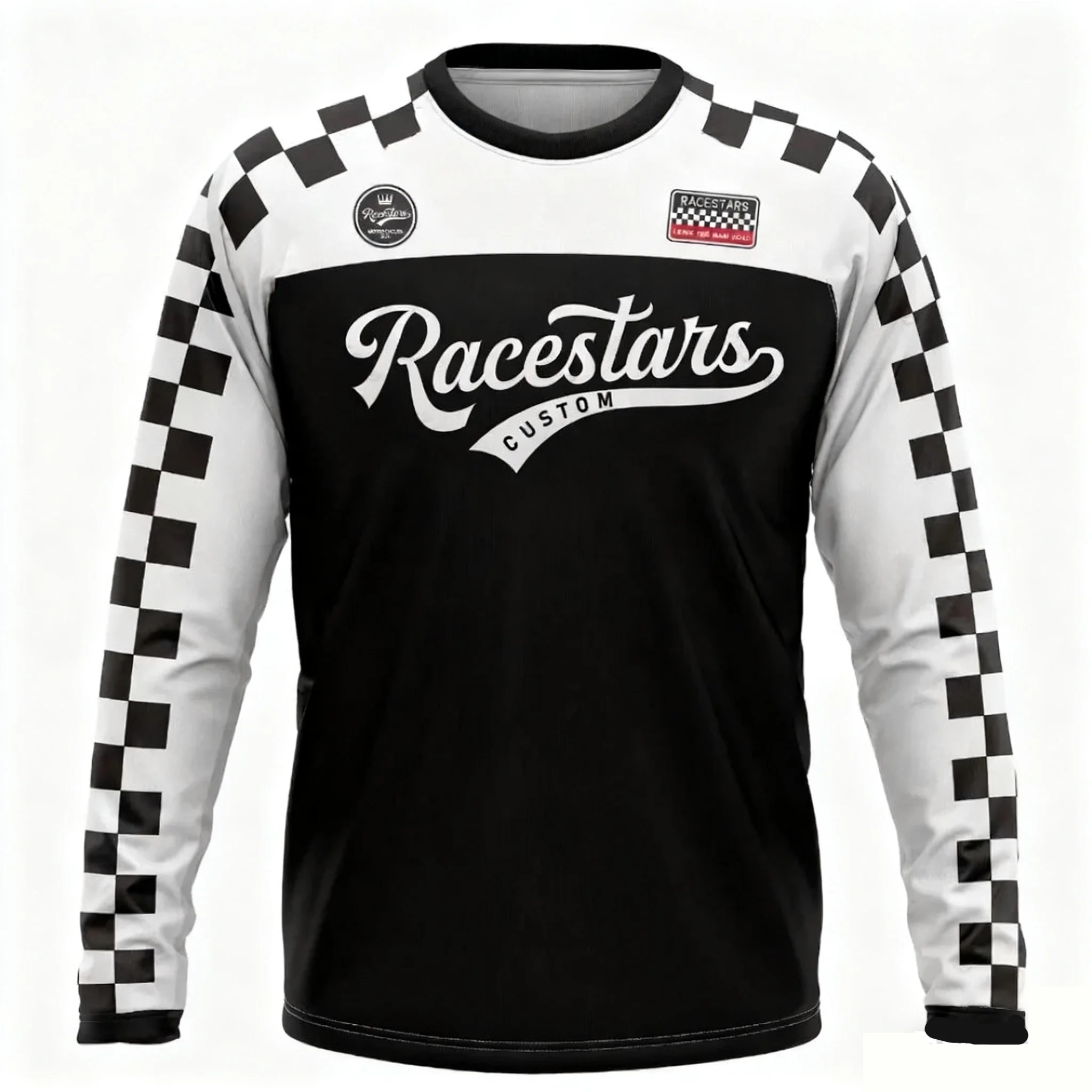 Ultimatives Motocross-Downhill-Mountainbike-MX-Rad-T-Shirt für Herren, Langarm-Mountainbike-T-Shirt, schnelltrocknendes Sport-T-Shirt – Detail 8