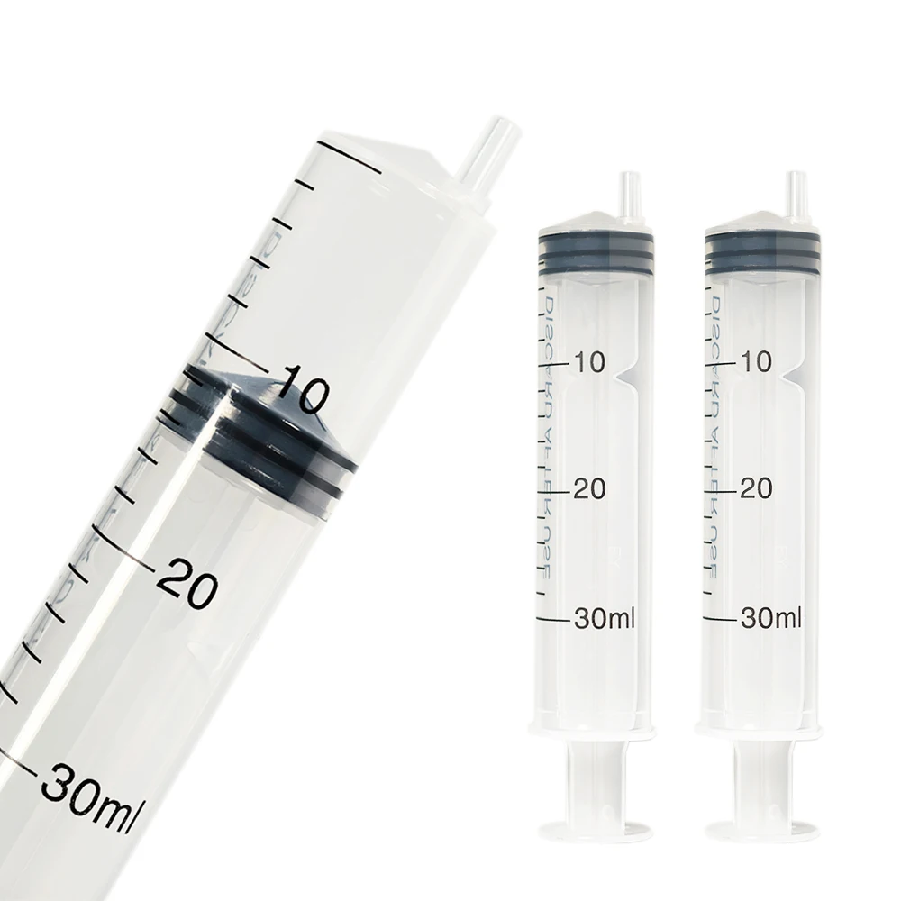 30pcs 30ml Sterile Syringe Individually Packed For Measuring Nutrient Hydroponics, Kitchen Tool, Pets Feeding, Liquid dispensing