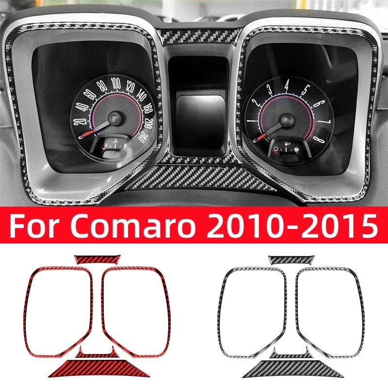 

Carbon Fiber for Chevrolet Camaro 2010 2011 2012 2013 2014 2015 Accessories Interior Trim Car Speedometer Frame Cover Sticker