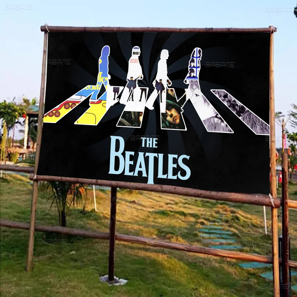 Band The B-Beatles High End Quality Banner Printing Artistic Atmosphere Style Camping Flag