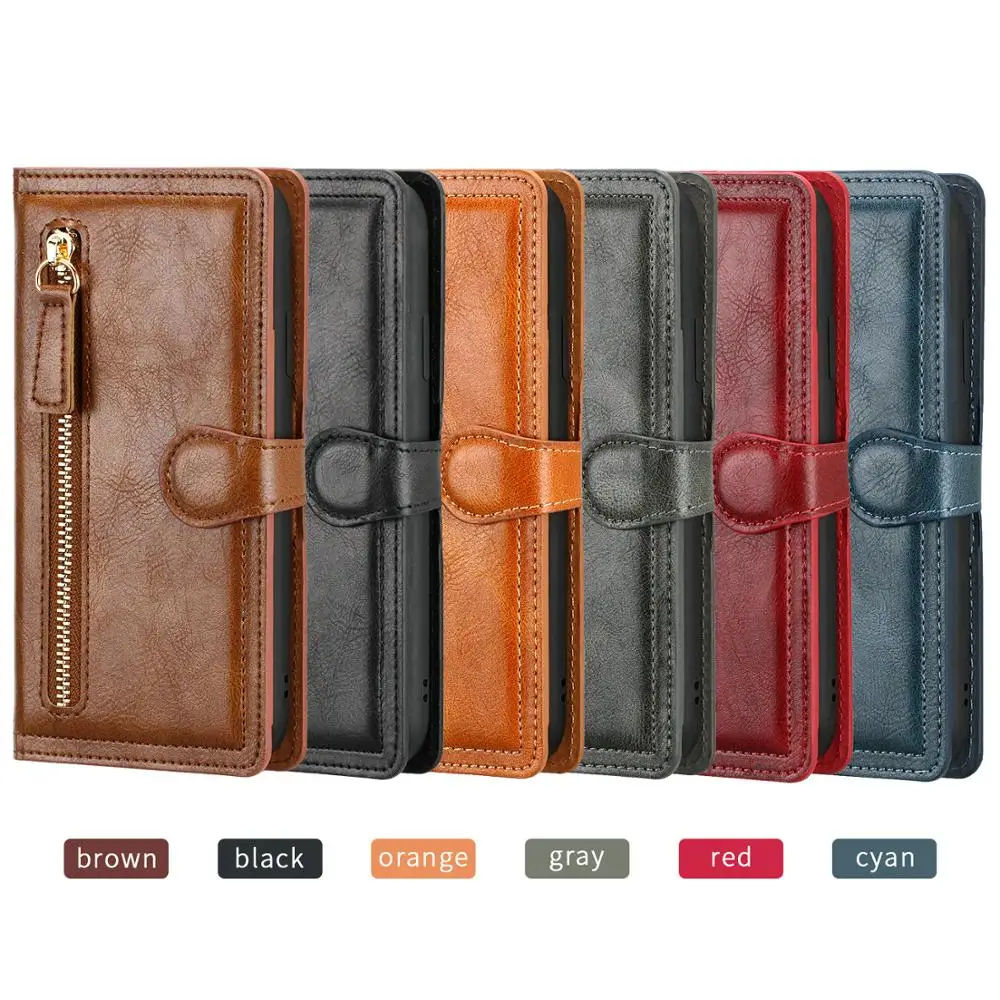 Samsung A52 Case Leather Zipper Flip Wallet Case For Samsung Galaxy A52 4G 5G Cover For Samsung A72 A52S 5G Galaxy A 52 72 52S