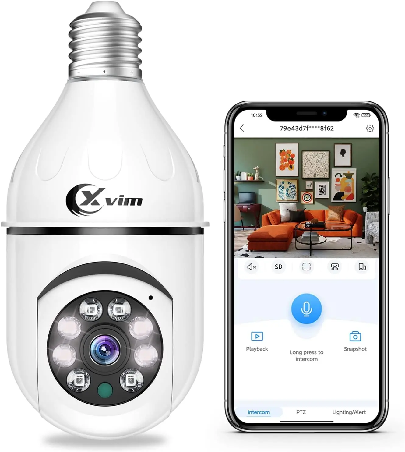 Wifi Ip Bulb Camera…