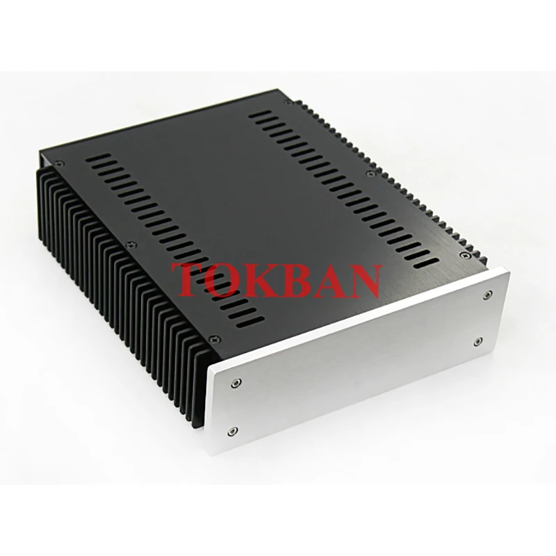 Tokban Audio 2307 226.5*70*271mm Aluminum Class A Power Amplifier Chassis Enclosure with Radiator DIy Home Amp Case Shell