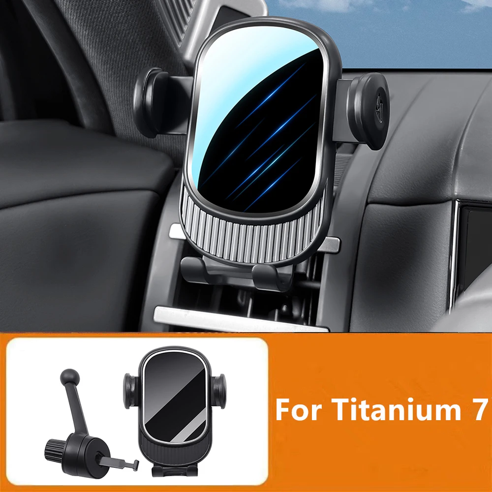 

Car Phone Holder Instrument Panel Air Vent Navigation Bracket Interior Modified Accessories Fit For BYD Formula Titanium 7 2025