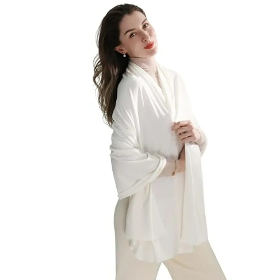 

VENVSBEE Shawl Wraps for Women, Travel Scarf Soft Blanket Wrap Pashmina Travel Accessory for Airplane